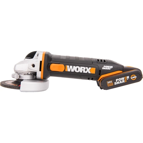 Аккумуляторная угловая шлифмашина WORX кейс WX800 фото 10