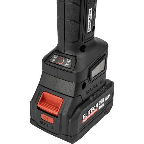 Шлифмашина угловая аккумуляторная Elitech CAG 2012BL (125мм,20В,2х4Ач,BL) HD 210316 фото 7