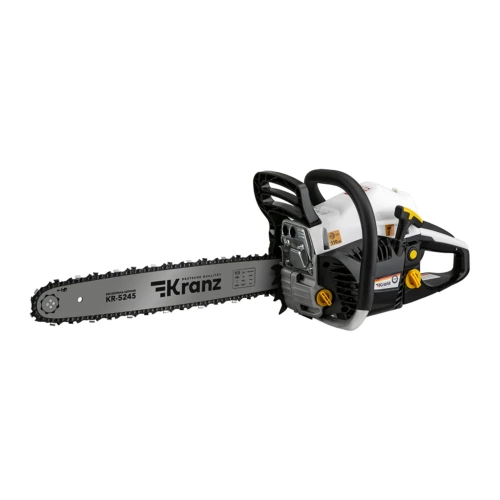 Пила цепная бензиновая KRANZ KR-5245, шина 45см, 3,5 л.с, шаг 0,325, 72 звена KR-16-1182