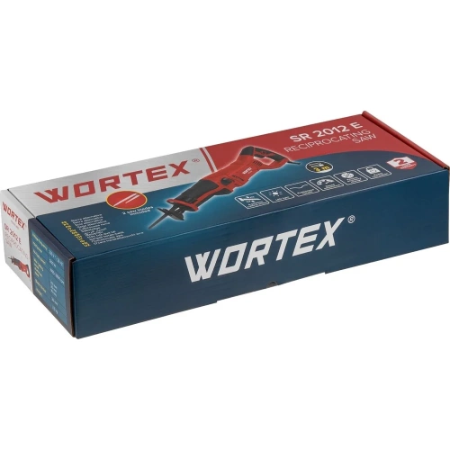 Сабельная пила WORTEX SR 2012 E в коробке, + 2 пильных полотна 1200 Вт, дер. 210 мм, ход 30 мм, рег.об 1325584 фото 9