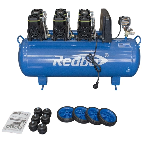 Компрессор безмасляный Redbo ACN-100/3600-3, 3.6кВт, 315л./мин, 100л, 6цил. 39775 фото 4
