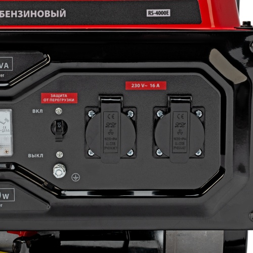 Генератор бензиновый RS-4000E, 3,3 кВт, 230В, электростартер MTX фото 11