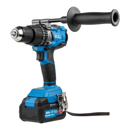 Аккумуляторная дрель-шуруповерт BULL SR 1805 в чем. XLTpro, 2x4 А*ч, БЕСЩЕТ., 18 В, 120 Н*м, БЗП(мет.) 13 мм 1329603 ЦЗ-0671421240 фото 11