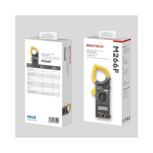 Токовые цифровые клещи Mastech M266F 00-00000233 фото 9
