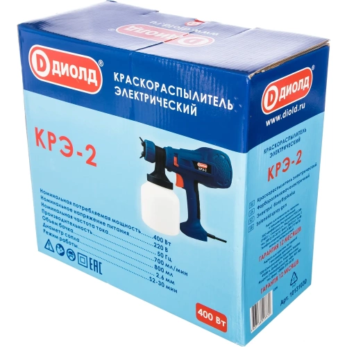 Электрический краскораспылитель ДИОЛД КРЭ-2 10131030 фото 7