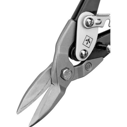 Ножницы по металлу Matrix PRO 250 мм, прямой рез, сталь CRMO, двухкомпонентные рукоятки 78322 фото 9