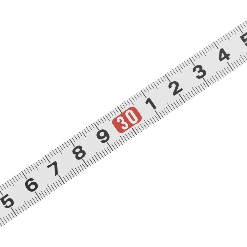 Рулетка геодезическая 30 м х 12,5 мм, закрытый корпус, стальная лента, односторонняя шкала, Pro Matrix фото 6